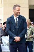 LOS ANGELES, DEC 15 - Ryan Reynolds at the Ryan Reynolds Hollywood Walk of Fame Star Ceremony at the Hollywood and Highland on December 15, 2016 in Los Angeles, CA photo