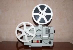 movie projector and reels photo