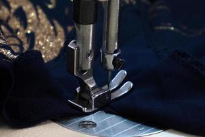 A sewing production, tailoring close-up photo