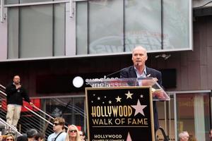 LOS ANGELES, DEC 10 - Michael Keaton at the Ron Howard Star on the Hollywood Walk of Fame at the Hollywood Blvd on December 10, 2015 in Los Angeles, CA photo