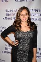 LOS ANGELES, JUL 31 - Erin Unger arriving at the13th Birthday Party for Madison Pettis at Eden on July 31, 2011 in Los Angeles, CA photo
