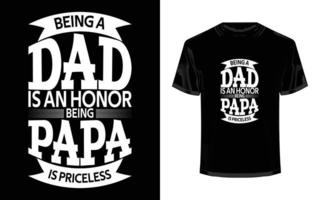 fathers day t shirt design vector