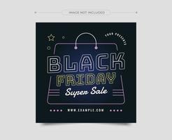 Editable square Flyer, banner  template. Colourful background color with stripe shape. Suitable for Flyer, Poster, social media post, instagram and web internet ads. Vector illustration