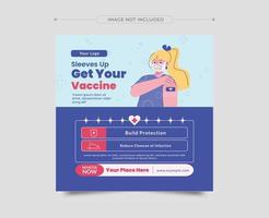 Editable square Flyer, banner  template. Colourful background color with stripe shape. Suitable for Flyer, Poster, social media post, instagram and web internet ads. Vector illustration