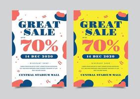 Editable square Flyer, banner  template. Colourful background color with stripe shape. Suitable for Flyer, Poster, social media post, instagram and web internet ads. Vector illustration