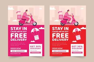 Editable square Flyer, banner  template. Colourful background color with stripe shape. Suitable for Flyer, Poster, social media post, instagram and web internet ads. Vector illustration