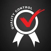 quality control icon vector illustration.