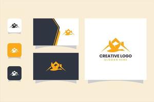 vector graphic of duck home logo perfect for real estate company, construction