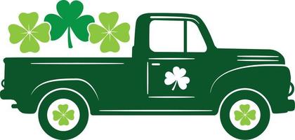 St Patrick's Day Truck 6 vector