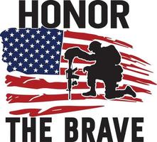 Honor The Brave vector