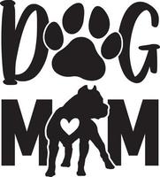 Dog Mom Vector File