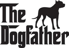 The Dogfather Pitbull 6 vector