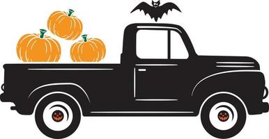 Pumpkin Truck 3 vector