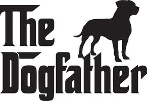 The Dogfather Pitbull 9 vector