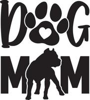 Dog Mom 1 File vector