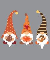 Fall Gnomes 2 Vector File