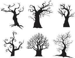 Dead Tree Halloween vector