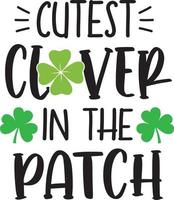 Cutest Clover in the Patch vector