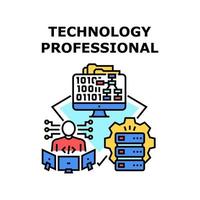 Professional Technology Vector Color Illustration