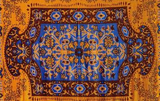 Romanian folk seamless pattern ornaments. Romanian traditional embroidery. Ethnic texture design. Traditional carpet design. Carpet ornaments. Rustic carpet design photo