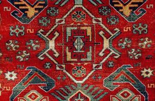 Romanian folk seamless pattern ornaments. Romanian traditional embroidery. Ethnic texture design. Traditional carpet design. Carpet ornaments. Rustic carpet design photo