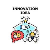 ilustración de vector de icono de idea de innovación