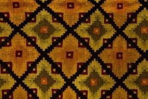 Romanian folk seamless pattern ornaments. Romanian traditional embroidery. Ethnic texture design. Traditional carpet design. Carpet ornaments. Rustic carpet design. photo