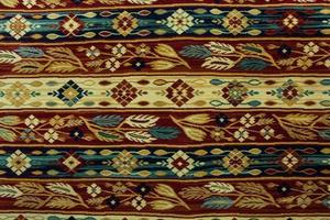 Romanian folk seamless pattern ornaments. Romanian traditional embroidery. Ethnic texture design. Traditional carpet design. Carpet ornaments. Rustic carpet design photo