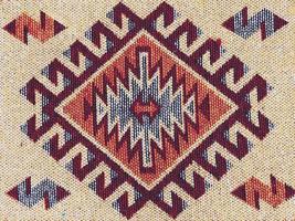 adornos de patrones sin fisuras populares rumanos. bordado tradicional rumano. diseño de textura étnica. diseño de alfombra tradicional. adornos de alfombras Diseño de alfombras rústicas. foto