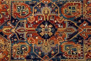 Romanian folk seamless pattern ornaments. Romanian traditional embroidery. Ethnic texture design. Traditional carpet design. Carpet ornaments. Rustic carpet design photo