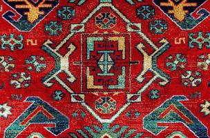 Romanian folk seamless pattern ornaments. Romanian traditional embroidery. Ethnic texture design. Traditional carpet design. Carpet ornaments. Rustic carpet design photo