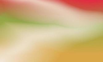 Beautiful red, green and yellow gradient background smooth and soft texture vector