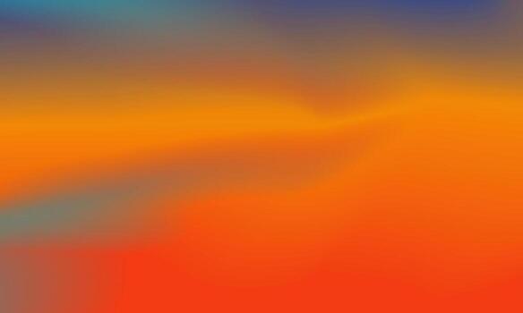 Beautiful gradient background blue, orange and red smooth and soft texture vector