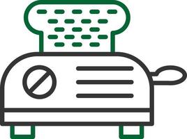Toaster Line Two Color vector