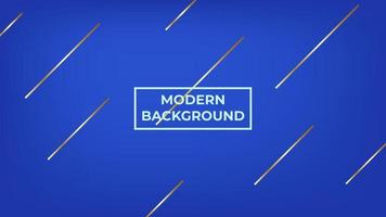 Modern background with blue color and lines like golden raindrops, easy to edit vector