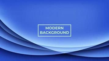 Modern background with light blue waves and layered with dark shadows, easy to edit vector