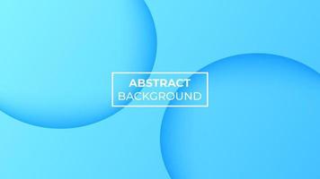 Abstract background gradient blue color with two circles, easy to edit vector