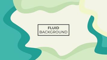 Fluid background light green, dark, and yellow, easy to edit vector