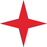 glossy star icon on white background. flat style. red colors star icon for your web site design, logo, app, UI. shiny star symbol. star sign. vector