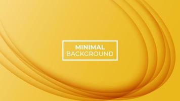 Minimal background golden yellow with a pattern of six stacked oblique ovals, easy to edit vector