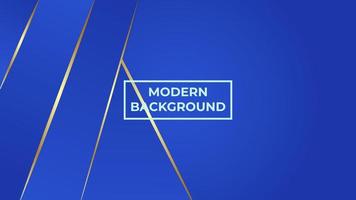 Modern background with golden gradient lines and dark blue color, easy to edit vector