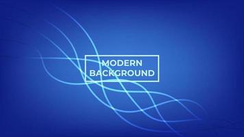 Modern background with curved lines in the middle with light blue, easy to edit vector