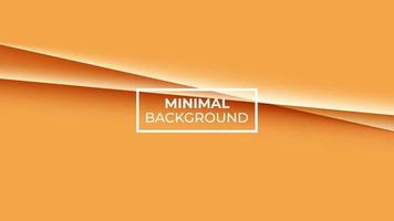 Minimal background orange color with two horizontal lines, easy to edit vector