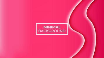 Minimal background pink with two white stripes, easy to edit vector