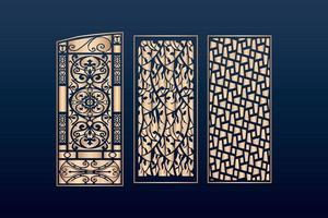 decorative elements border frame borders pattern islamic pattern files dxf Laser cut panel template cnc files vector