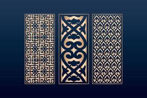 decorative elementsborder frame borders pattern islamic pattern files dxf Laser cut panel template, cnc files vector