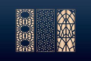 decorative elementsborder frame borders pattern islamic pattern files dxf Laser cut panel template, cnc files vector