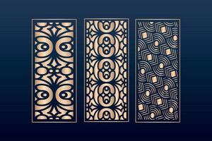 decorative elementsborder frame borders pattern islamic pattern files dxf Laser cut panel template, cnc files vector