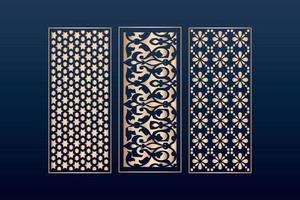 decorative elementsborder frame borders pattern islamic pattern files dxf Laser cut panel template, cnc files vector
