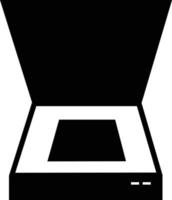 scanner icon. document scanner icon. office scanner symbol. fax digital device sign. vector